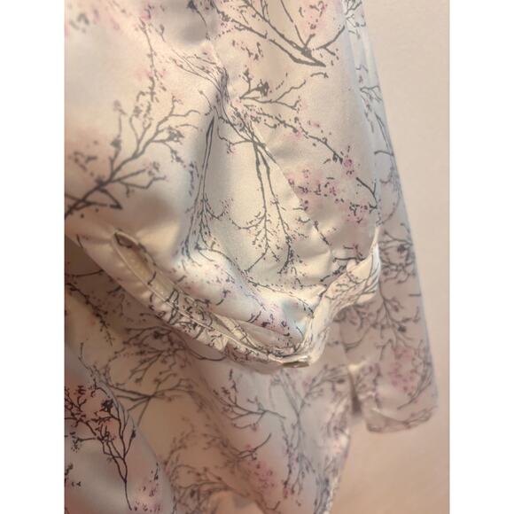 Chicos Cherry Blossom Floral Blouse 2 L Romantic Feminine Work Career Coquette - Picture 5 of 6